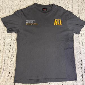 Shoe Palace X Muhammad Ali Graphic embroidered Collab Tee Men's Size Large